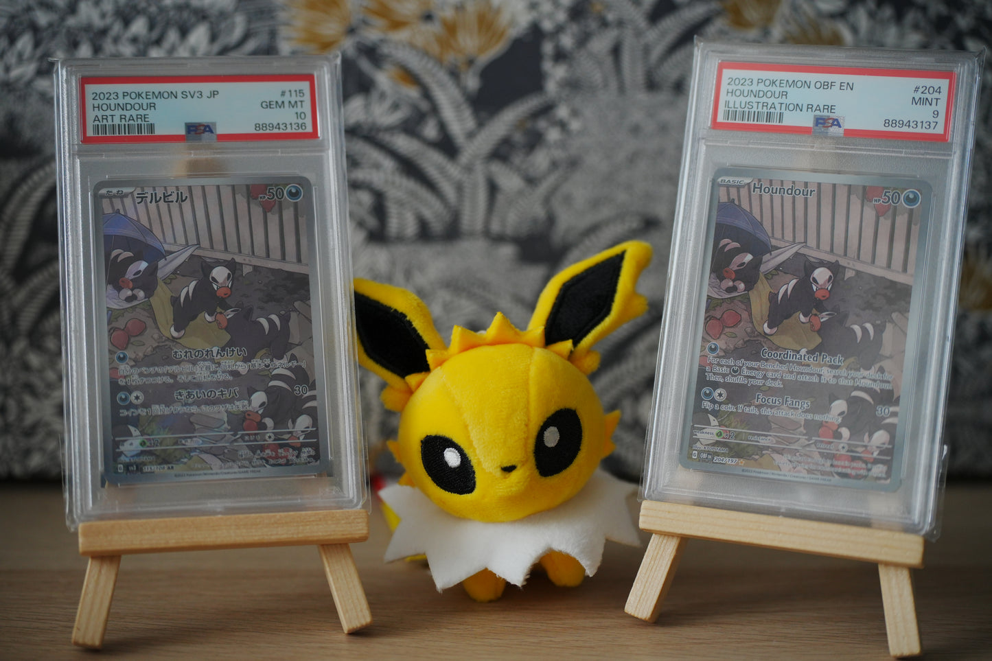 Houndour - SV3 JP & Obsidian Flame [PSA 10 & 9]