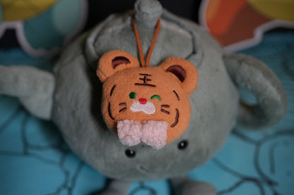 Tiger Head (Pink Bow Tie)